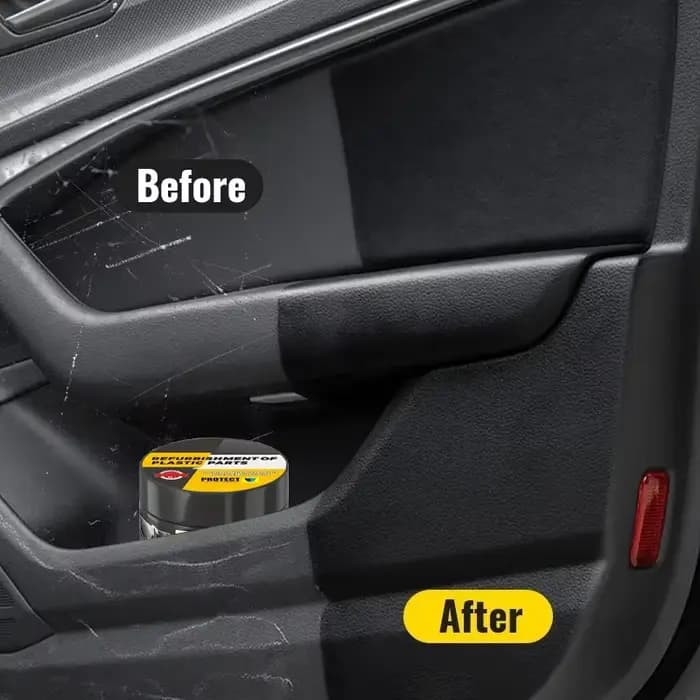 Pâte de réparation automobile polyvalente : réparer les rayures sur plastique, cuir, pneus et volant