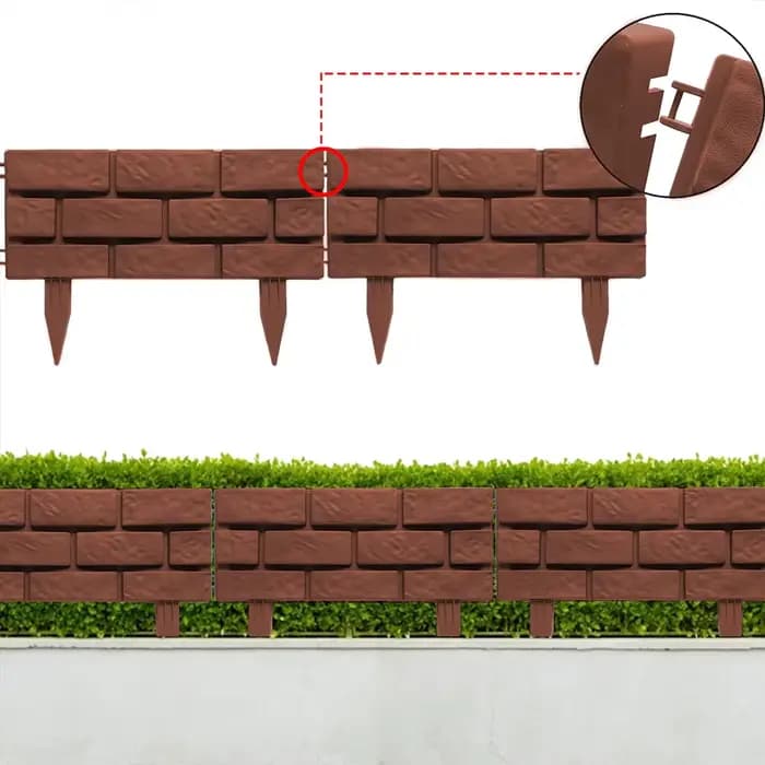 Bordure de bordure de jardin décorative bricolage