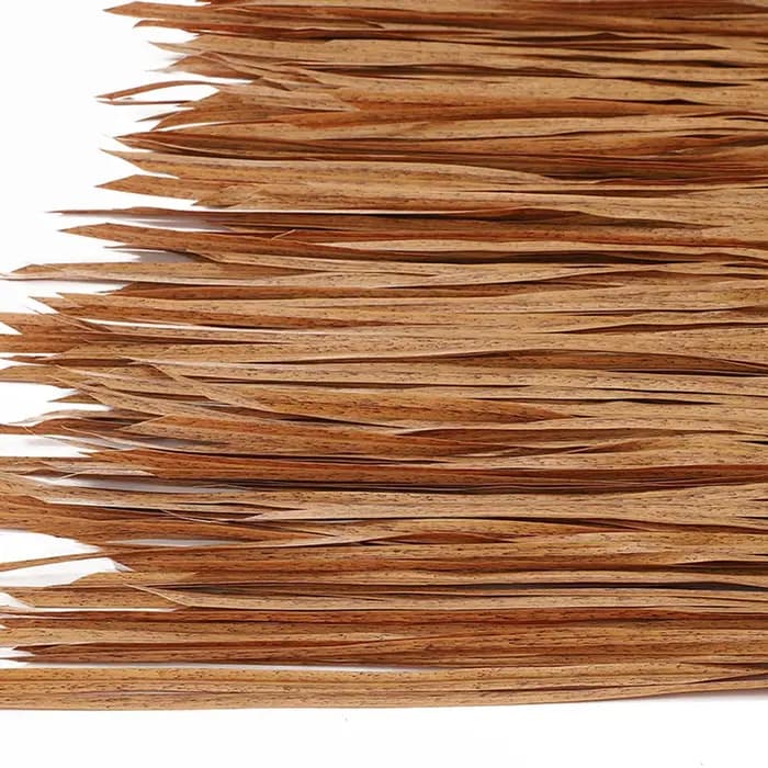 Rouleau de chaume synthétique imitation palmier pour toiture