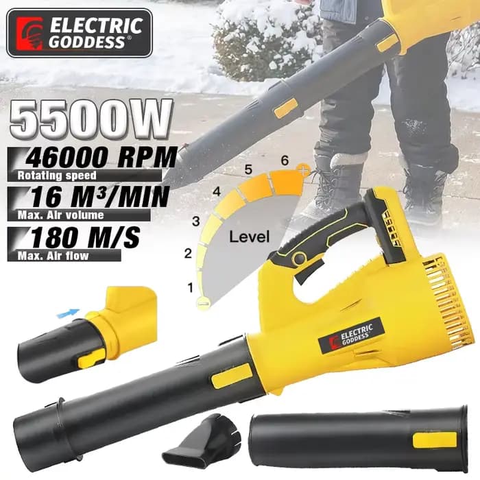 Souffleur de canon sans balais 5500W