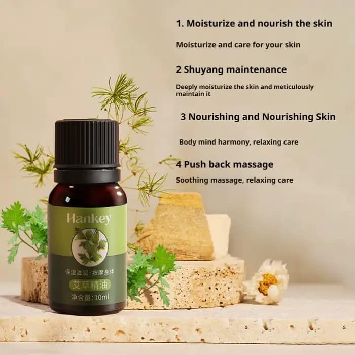 Huiles Essentielles Botaniques pour Massage, Diffuseur de Spa à Domicile - Lavande, Rose, Jasmin et Gingembre (10ml chacune) pour Soins de la Peau et du Corps