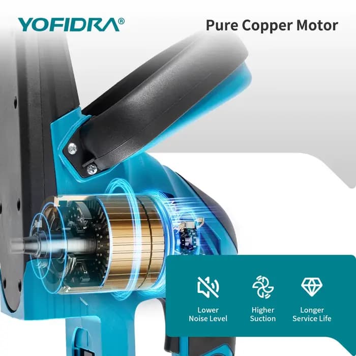 Taille-haie électrique YOFIDRA 2000W, 15000 tr/min, tondeuse à gazon, outil de jardinage et d'aménagement paysager, pour batterie 18V-21V