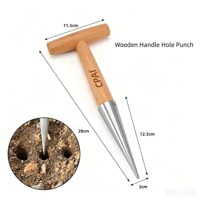 Outil de jardinage en acier inoxydable pour la transplantation