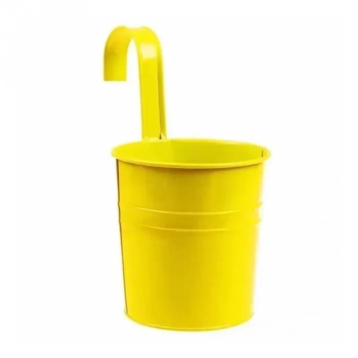 Pot de fleur crochet Pots muraux seau fer porte-fleurs
