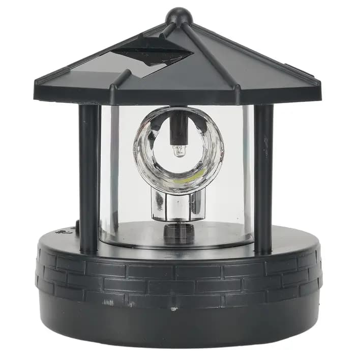 Jardin cour LED phare solaire pelouse lumière extérieure étanche réverbère rotatif rocaille