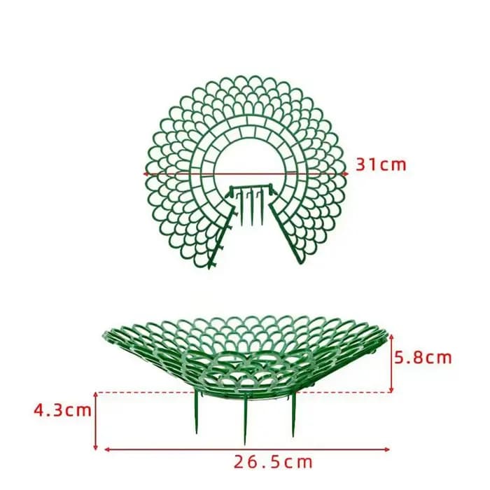 Supports de plantes de fraises à 3 pieds robustes