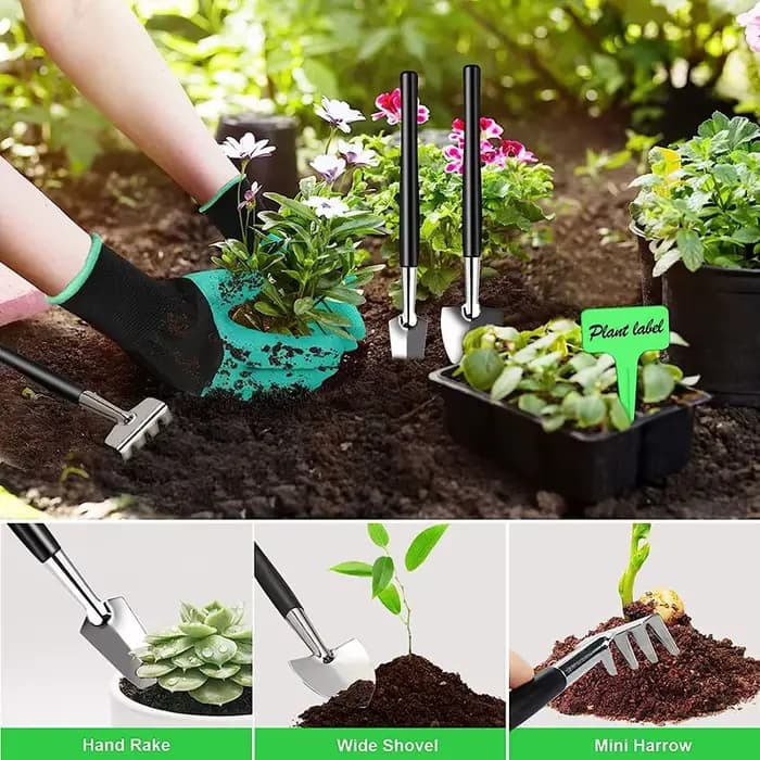 Kit d'outils de jardinage pour bonsaï 24 pièces – Outils de modelage et d'entretien pour plantes en pot