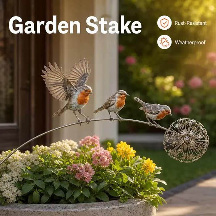 Décoration de jardin en métal