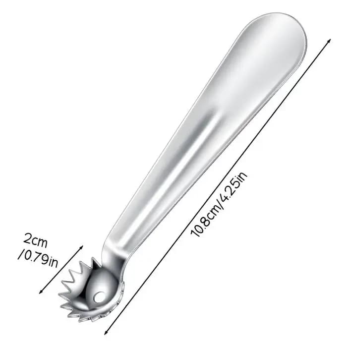 Outil de retrait de tige de fraise, outil de retrait de corer en acier inoxydable, outil de retrait de tige supérieure de tomate Portable ergonomique