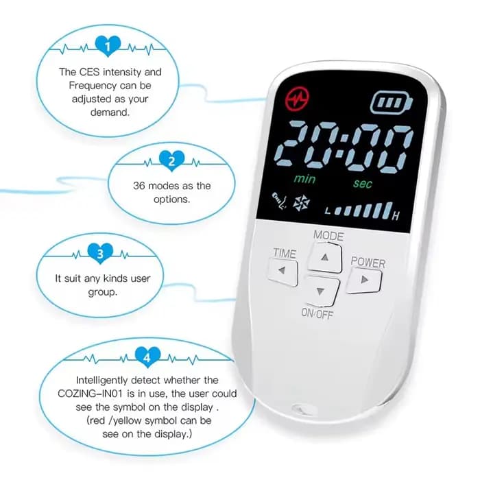 CES – Clip de Stimulation nerveuse vaginale, dispositif d'aide au sommeil, soulage l'insomnie, l'anxiété du sommeil, soulage la dépression, favorise le sommeil rapide et profond