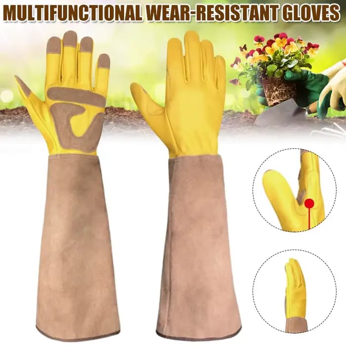 Gants de jardin longs, résistant aux épines