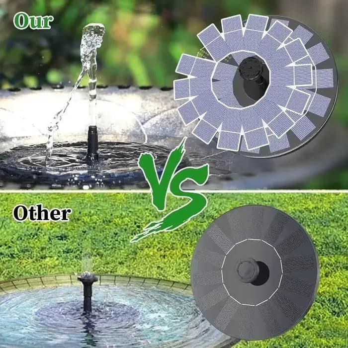 Fontaine solaire d'extérieur