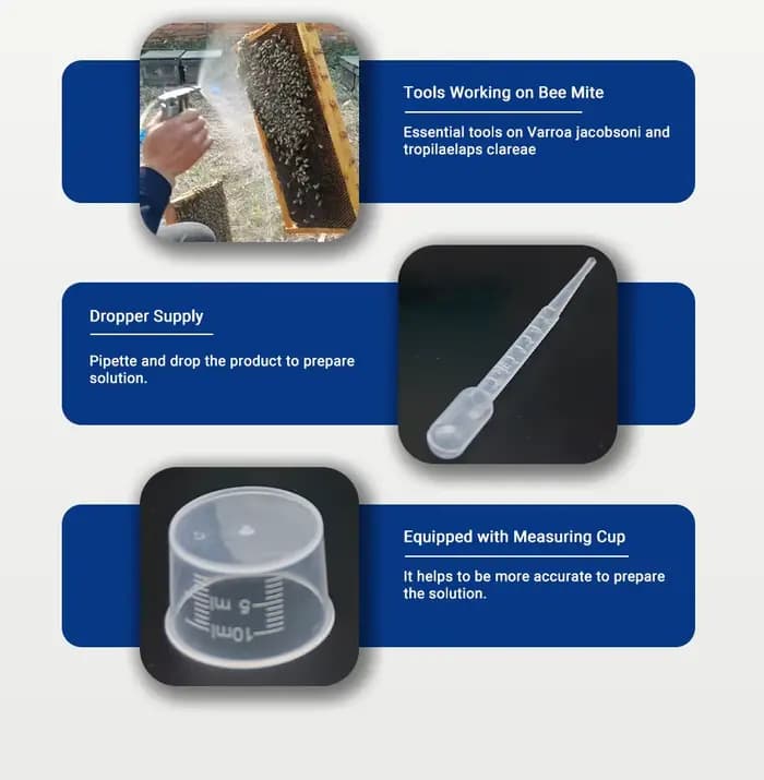 Outils pour ruchers humides et pluvieux | SALUD-BEE 20 % EW Tau-fluvalinat liquide d'entretien pour ruches - Accessoire apicole contre le varroa