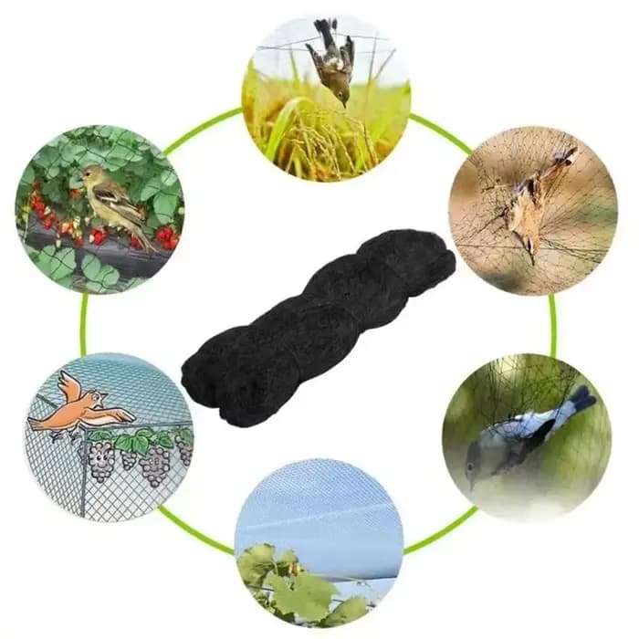 Filet d'arbres fruitiers noir réutilisable 4x5m/5x20m