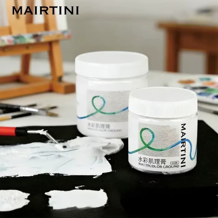 MAIRTINI 250ml Pâte texturée pour aquarelle, pour peinture en relief, toile, réparation de papier aquarelle, dessin artistique, fournitures d'art