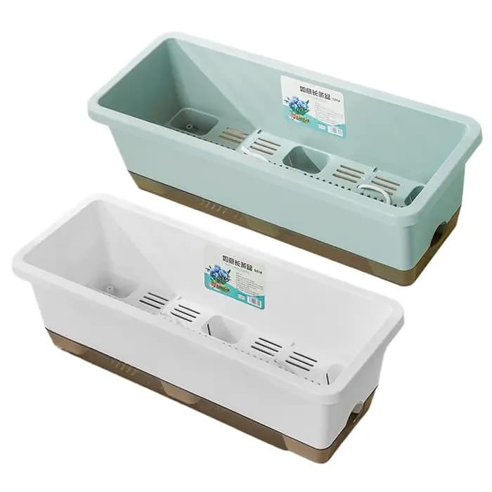 Pot de culture auto-absorbant pour légumes d'intérieur avec trou de drainage et corde absorbante