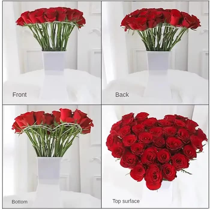 9 pièces amour fleur faire outil bricolage Vases support d'arrangement de fleurs