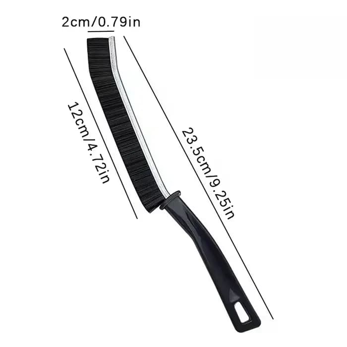 Brosse de nettoyage de crevasses durable, carrelage de cuisine de voiture, brosse de nettoyage de poils à extrémité morte, brosse de nettoyage de ligne de sol de chambre à coucher