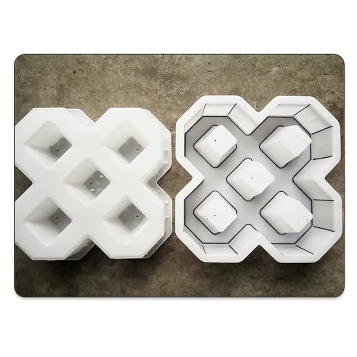1 pièce Nouveau Moule à pavés en plastique 25x6cm pour pavés creux