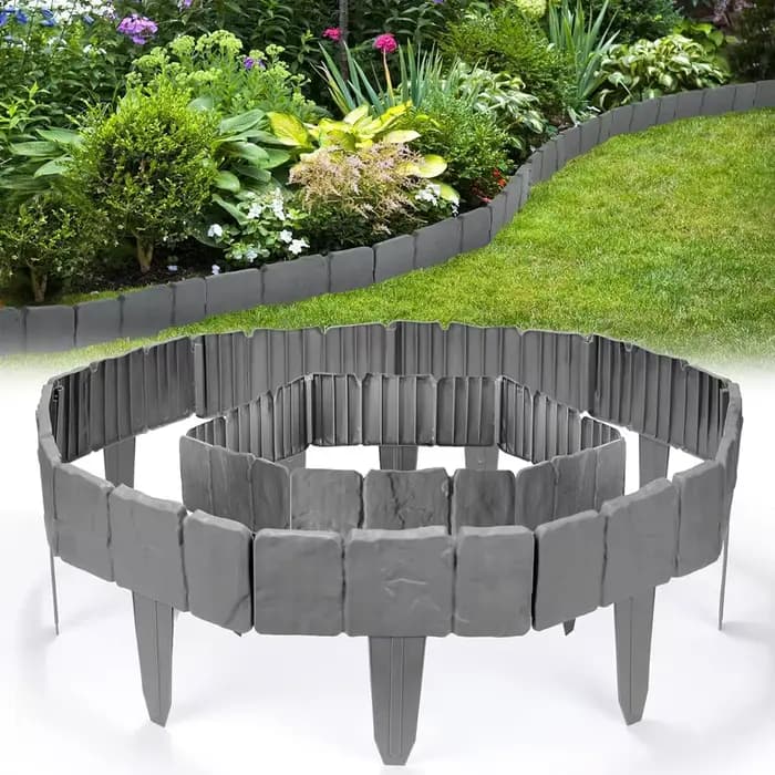 Bordure de clôture de jardin en PP