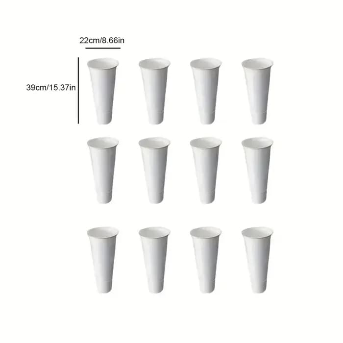 Lot de 12 supports de présentation pour fleurs