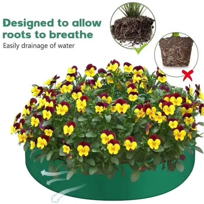 Sac de plantation en feutre pour jardin de 10/30/40/50/100 gallons avec poignées, pot de pépinière, outils de jardinage, sac de culture