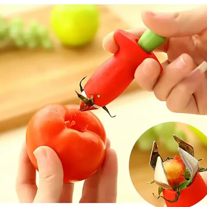Harvey Stem Remover Ware Tomate Stem Fruit Corer, Couteau Harvey, Trou d'ananas, Coupe-légumes pour les dirigeants, Outil de gadget de cuisine
