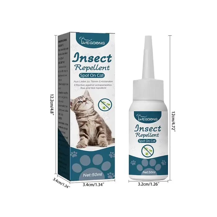 Agent anti-tiques anti-puces pour animaux de compagnie