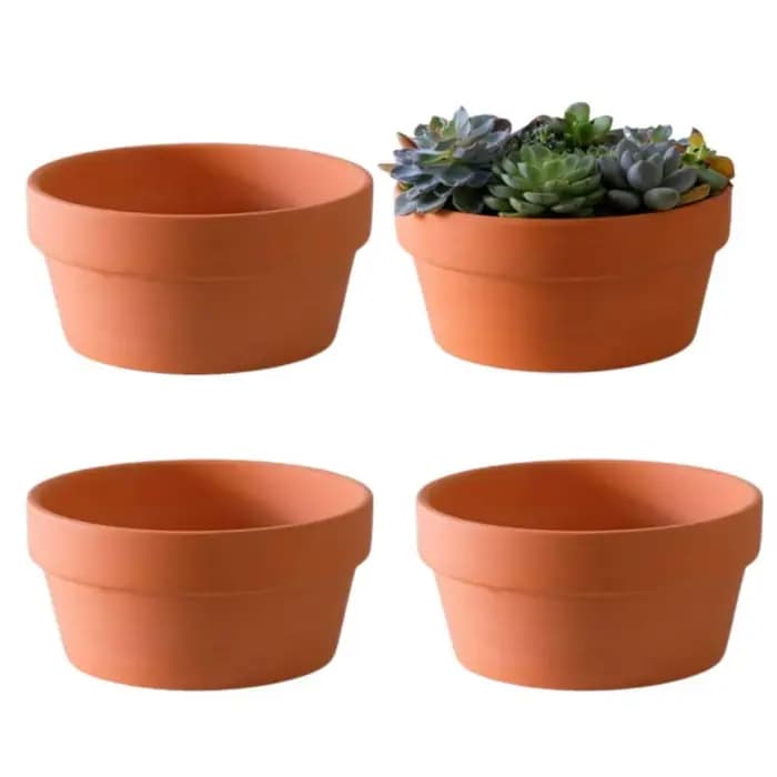 Pots de fleurs en terre cuite 4.5 "x 2.3"