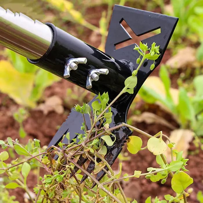 Houe de jardinage ergonomique pour désherber