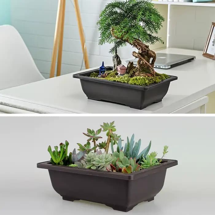 Pots De Fleurs Rectangulaires Carrés En Plastique