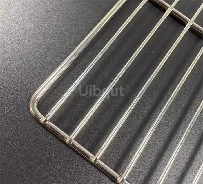 Grille de barbecue rectangulaire en acier inoxydable de qualité alimentaire