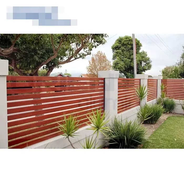 Panneau de clôture de jardin décoratif en bois