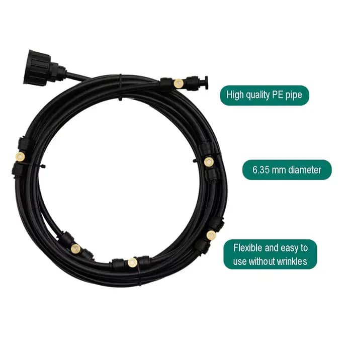 Kit de système d'irrigation par brumisation pour jardins