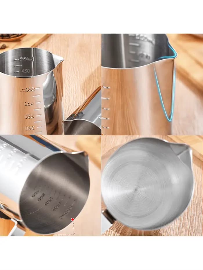 Pot verseur pour la fabrication de bougies, Pot de fusion de cire de 20oz/32oz, pichet de fabrication de bougies en acier inoxydable avec poignée et goutte résistantes à la chaleur