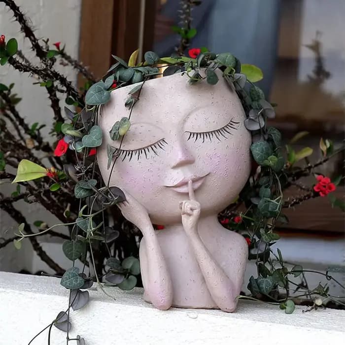 Pot de fleurs en résine de Style européen