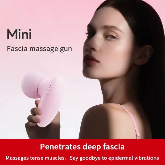 Mini Massage électrique Portable, pistolet à Percussion faciale, masseur corporel, tissus profonds, Relaxation musculaire, soulagement de la douleur, masseur corporel
