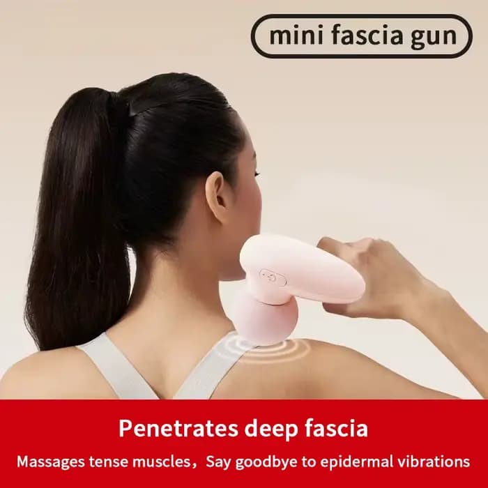 Mini Massage électrique Portable, pistolet à Percussion faciale, masseur corporel, tissus profonds, Relaxation musculaire, soulagement de la douleur, masseur corporel