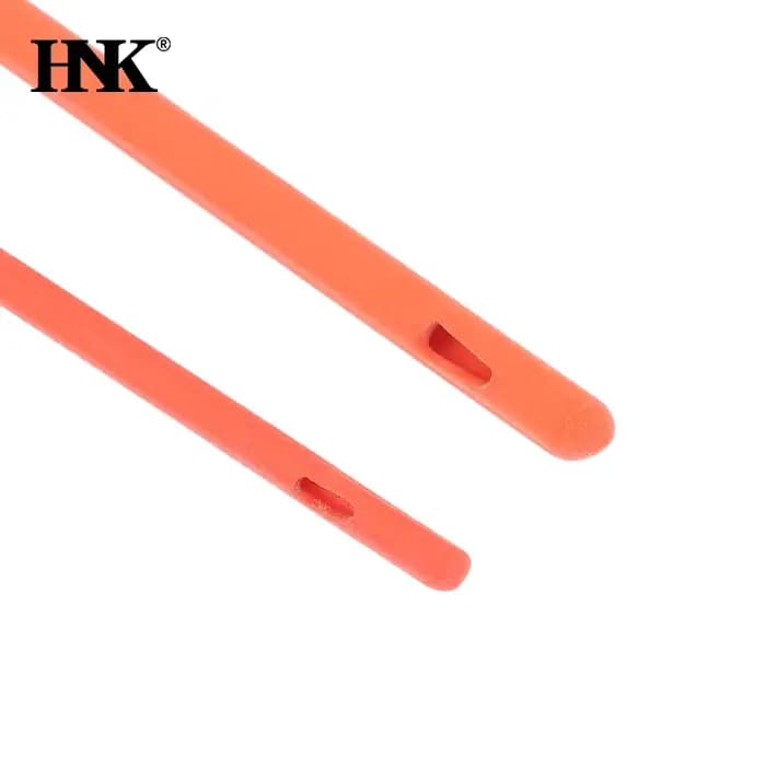 Cathéter rouge jetable de 38cm, 20 pièces, stérilisation médicale d'urine dans l'incontinence, soins à domicile, cathéter Foley en Latex