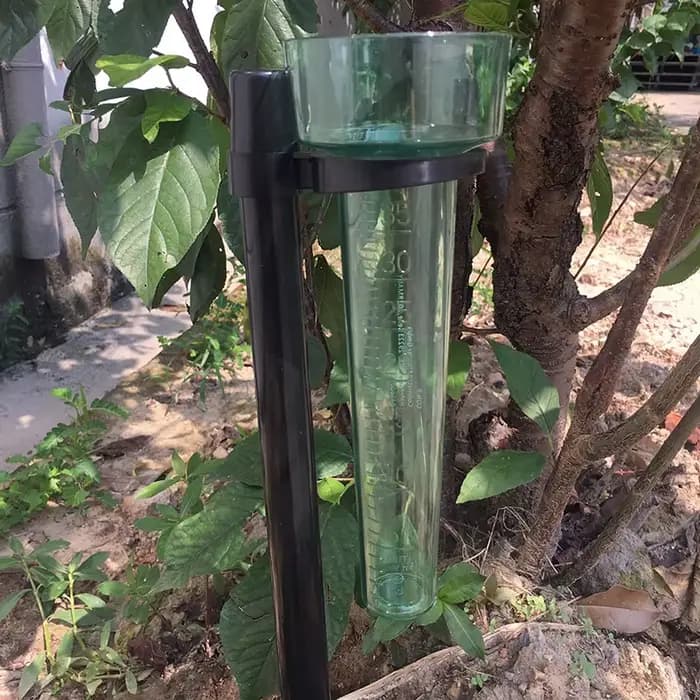 Tasse de mesure de pluie portable en polystyrène