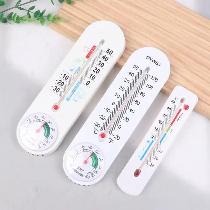 Hygromètre thermomètre mural avec fonction de suspension pour la maison - Mètre de température et d'humidité pour salle d'élevage