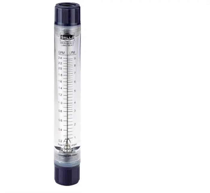 LZM-15G 1/2 "BSP Type de Tube ABS outil de débitmètre de liquide 0.1-0.5GPM 0.1-1GPM 0.2-2GPM 0.2-2.5GPM 0.5-5GPM