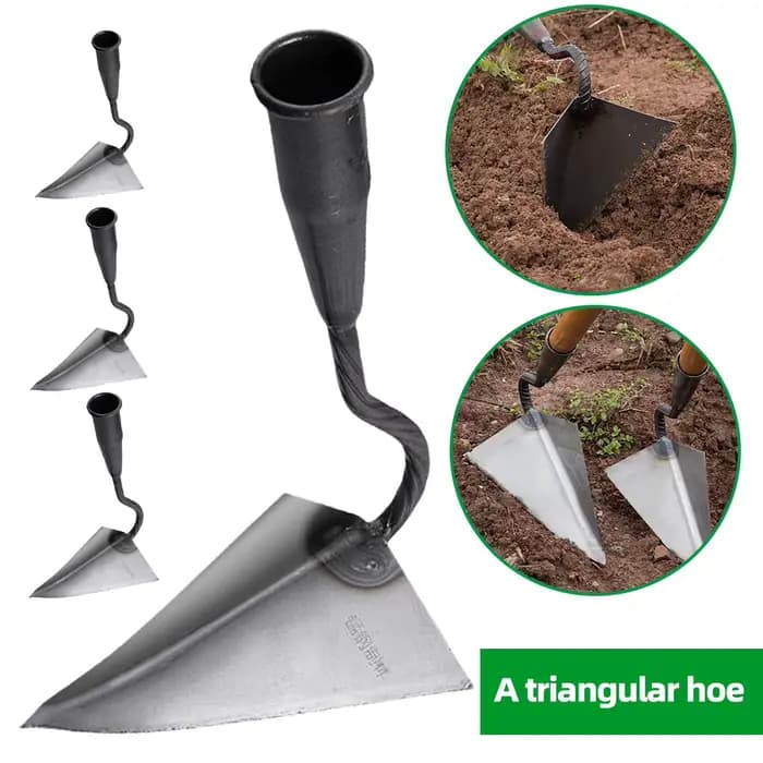 Houe de sol triangulaire pour la plantation de légumes domestiques