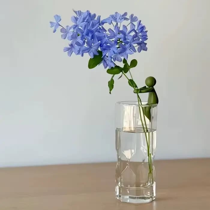 Support de plante en forme humaine, support de fixation pour vigne en plastique coloré, cadre décoratif réutilisable pour la mise en forme des plantes grimpantes en pot d'intérieur