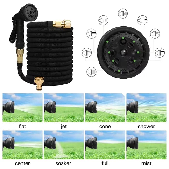 Tuyaux de jardin flexibles et extensibles