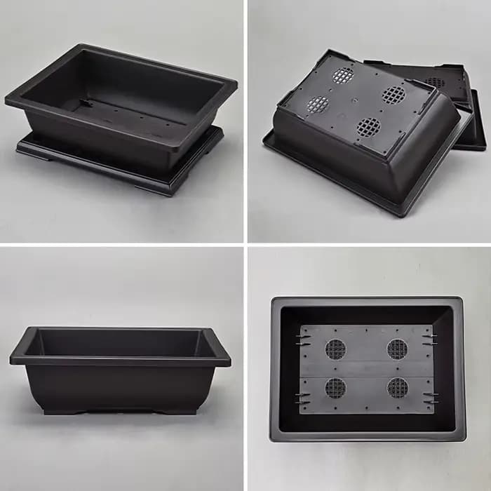 Pots De Fleurs Rectangulaires Carrés En Plastique