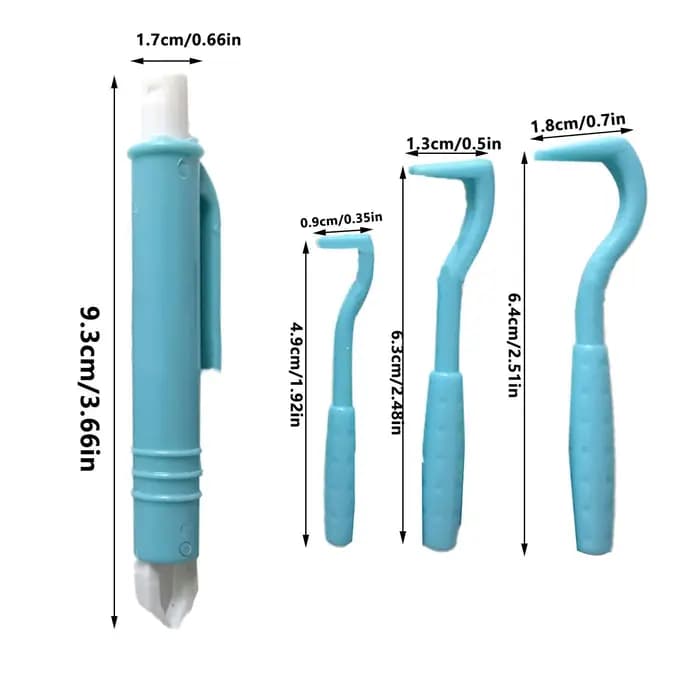 Kit de 4 extracteurs de tiques pour chiens et chats
