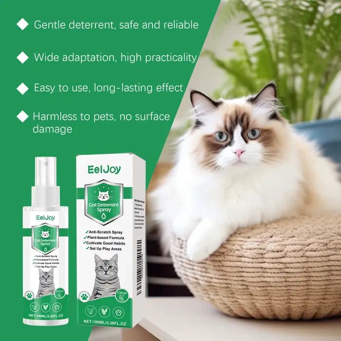 Spray Répulsif Anti-Chat Intérieur/Extérieur – Protection Meubles Contre les Griffures des Chats – Empêche