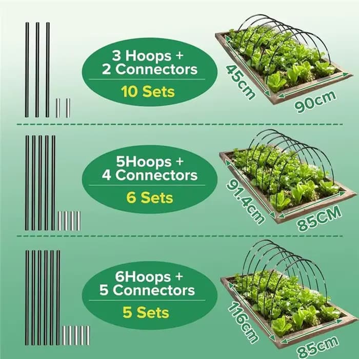 A69egarden Arceaux de jardinage pour bacs surélevés