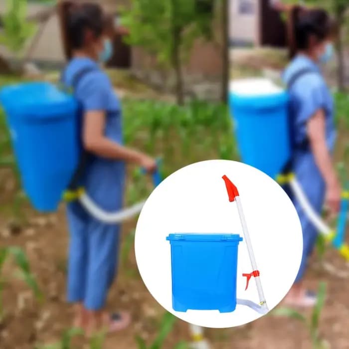 Épandeur d'engrais 25L à dos, poignée ergonomique, applicateur manuel de granulés pour l'agriculture (légumes, maïs) et les fournitures de jardinage